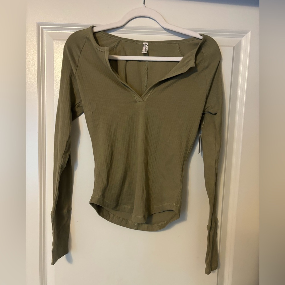 NWT Free People Intimately Long sleeve shirt
